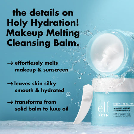 e.l.f. Holy Hydration Makeup Melting Baume démaquillant acide hyaluronique