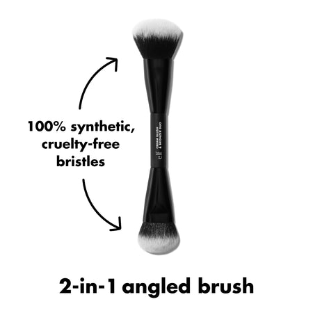 E.L.F. Brushes & Tools Cream Blush & Bronzer pinceau duo