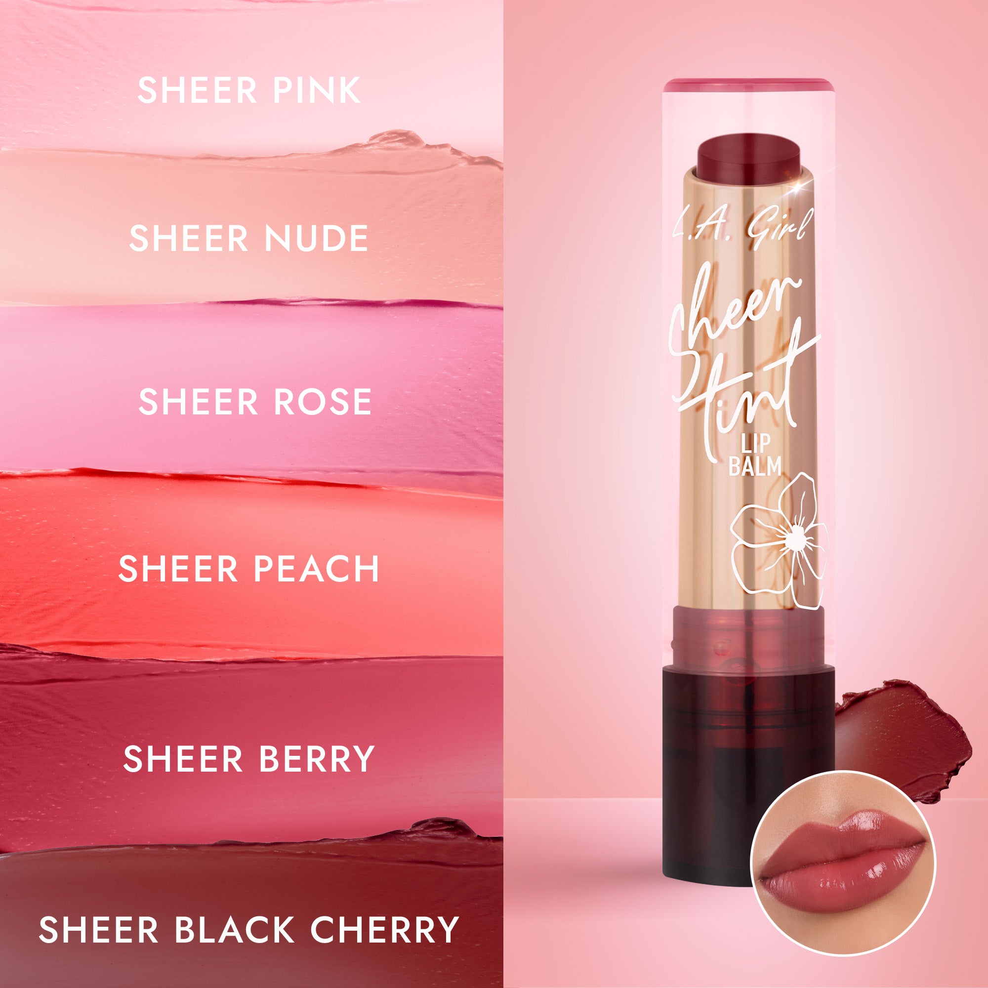 L.A. Girl Lip Care baume GLC601 Sheer Pink