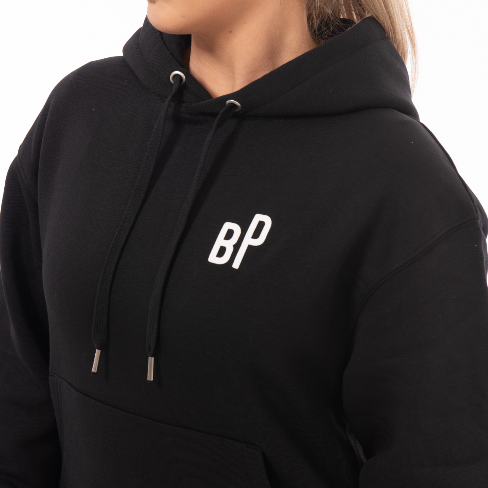 Be Perfect Black Hoodie sweat capuche noir coton bio