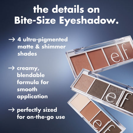 E.L.F Bite-Size Eyeshadow mini palette fards pigmentés