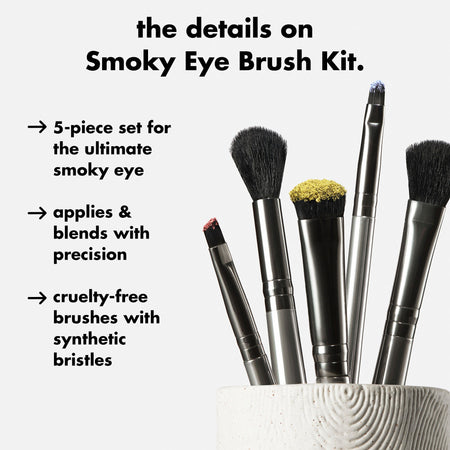 E.L.F Smoky Eye Kit Pinceaux Yeux Smoky 5 Pièces