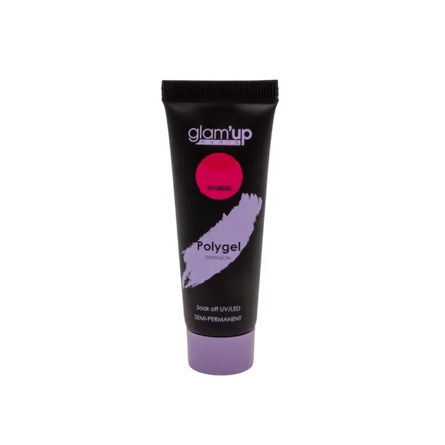 GLAM'UP Les Ongles Poly Gel Semi-Permanent framboise gel ongles