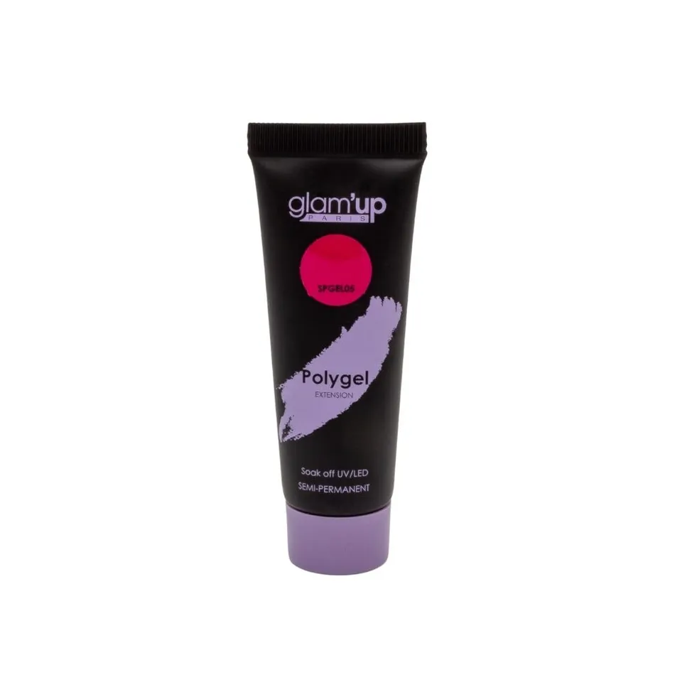 GLAM'UP Les Ongles Poly Gel Semi-Permanent framboise gel ongles