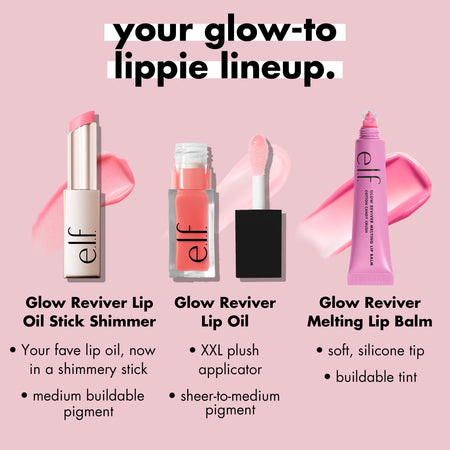E.L.F Lips Glow Reviver Huile à Lèvres Stick Hydratant