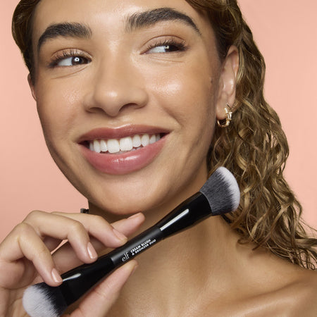 E.L.F. Brushes & Tools Cream Blush & Bronzer pinceau duo