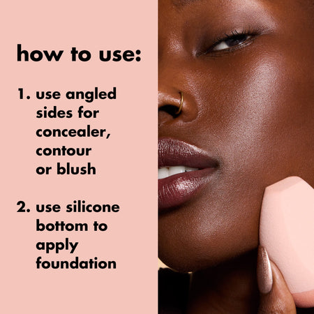 E.L.F Halo Glow Éponge Silicone Biseautée multi-usage