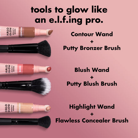 E.L.F Halo Glow Liquid Contour Wand sculptant lumineux