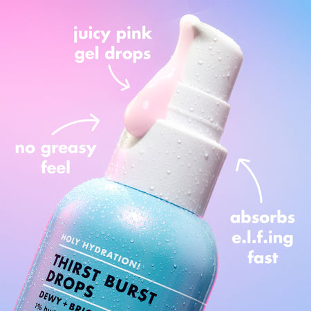 e.l.f. Thirst Burst Drops sérum gel hydratant éclat