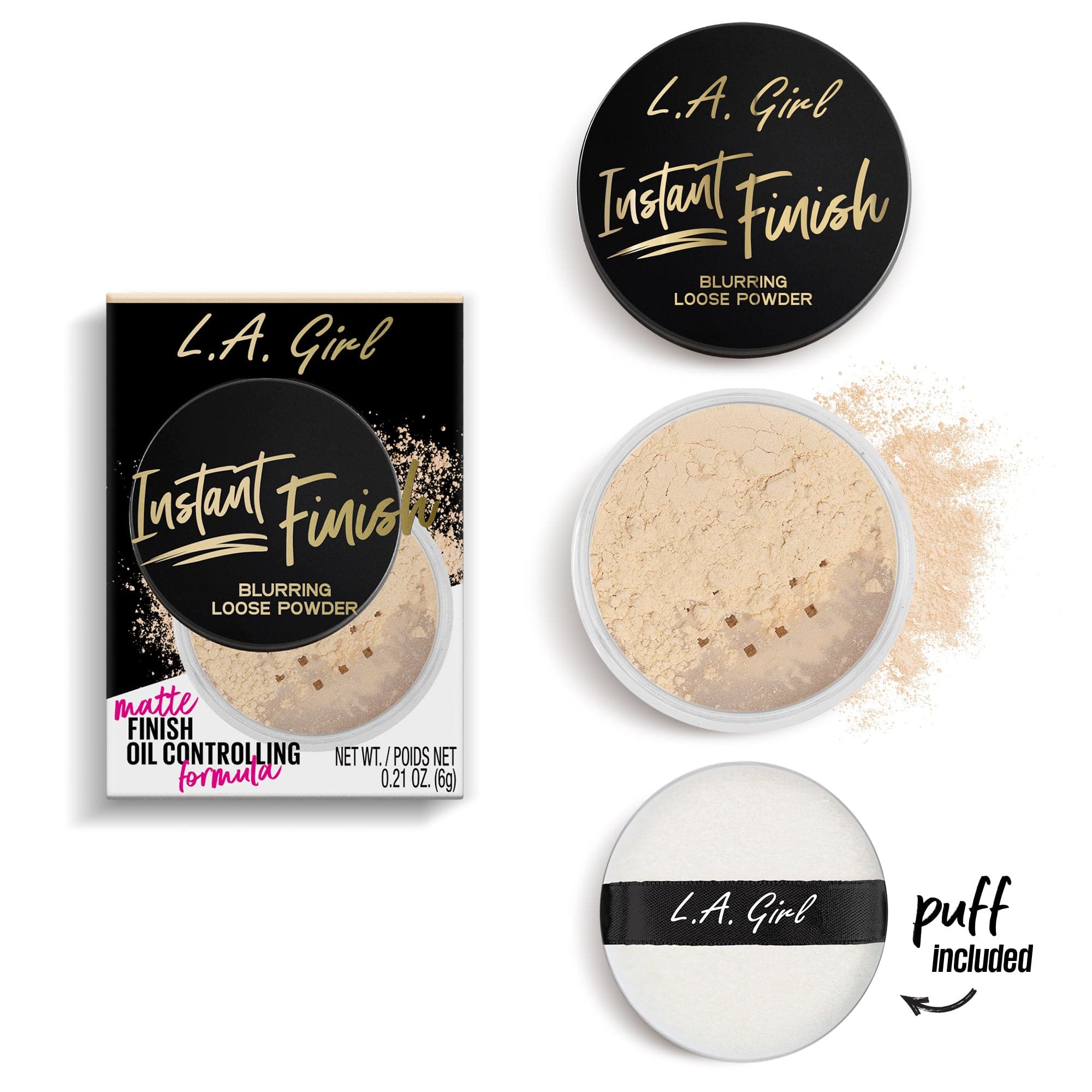 L.A. Girl Powder GLP730 poudre libre Light mat