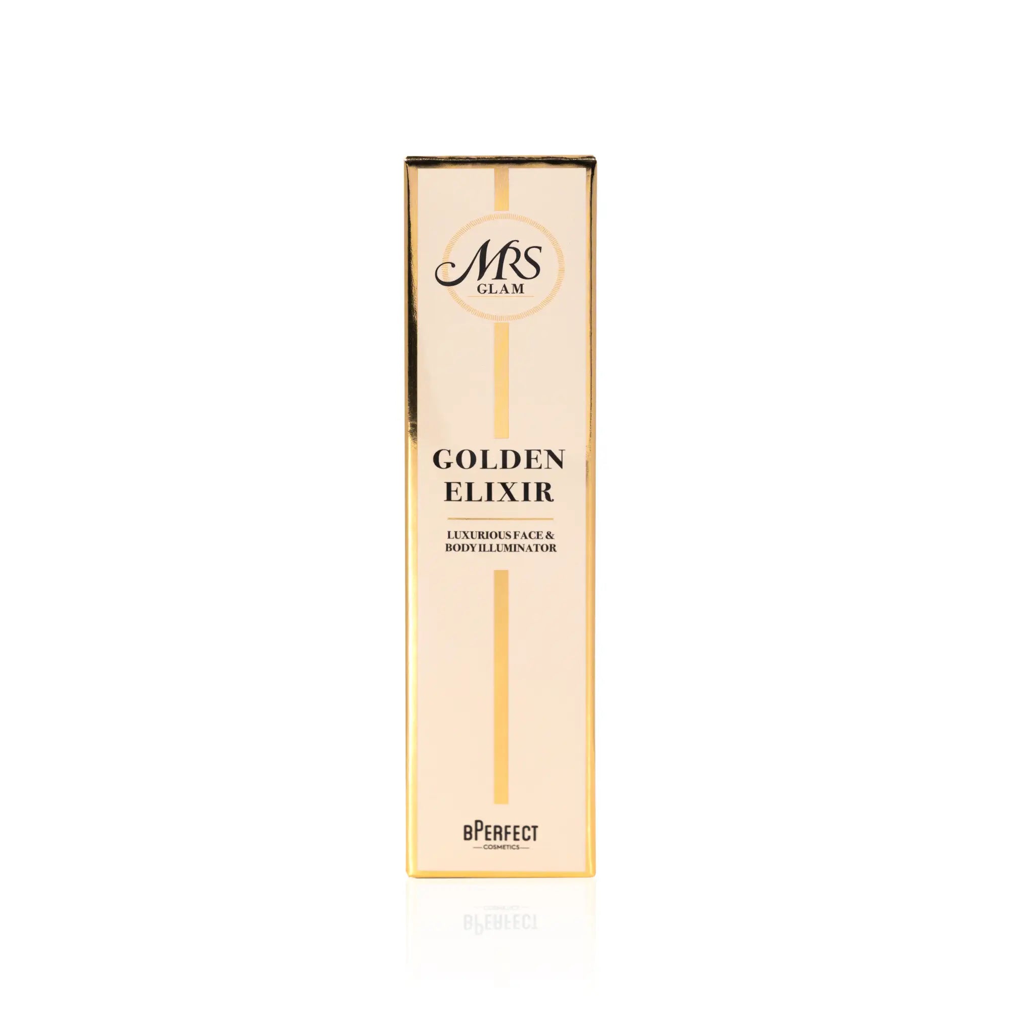 Mrs Glam Golden Elixir illuminateur visage corps 35ml