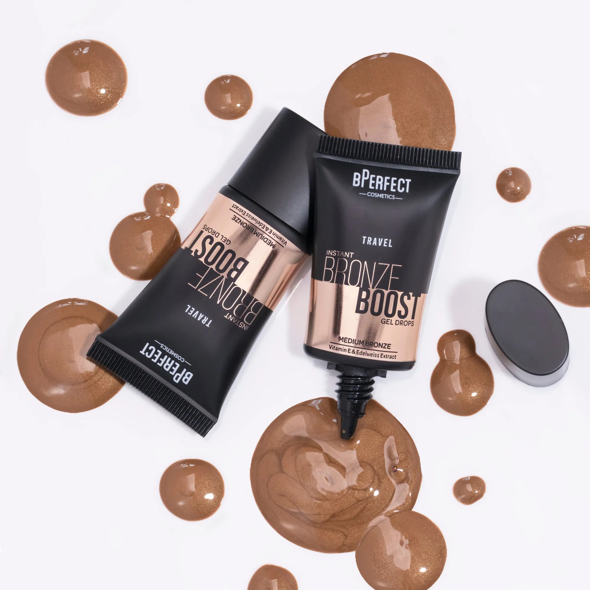 BPerfect Tan Studio Bronze Boost Gel Drops mini 12 ml éclat