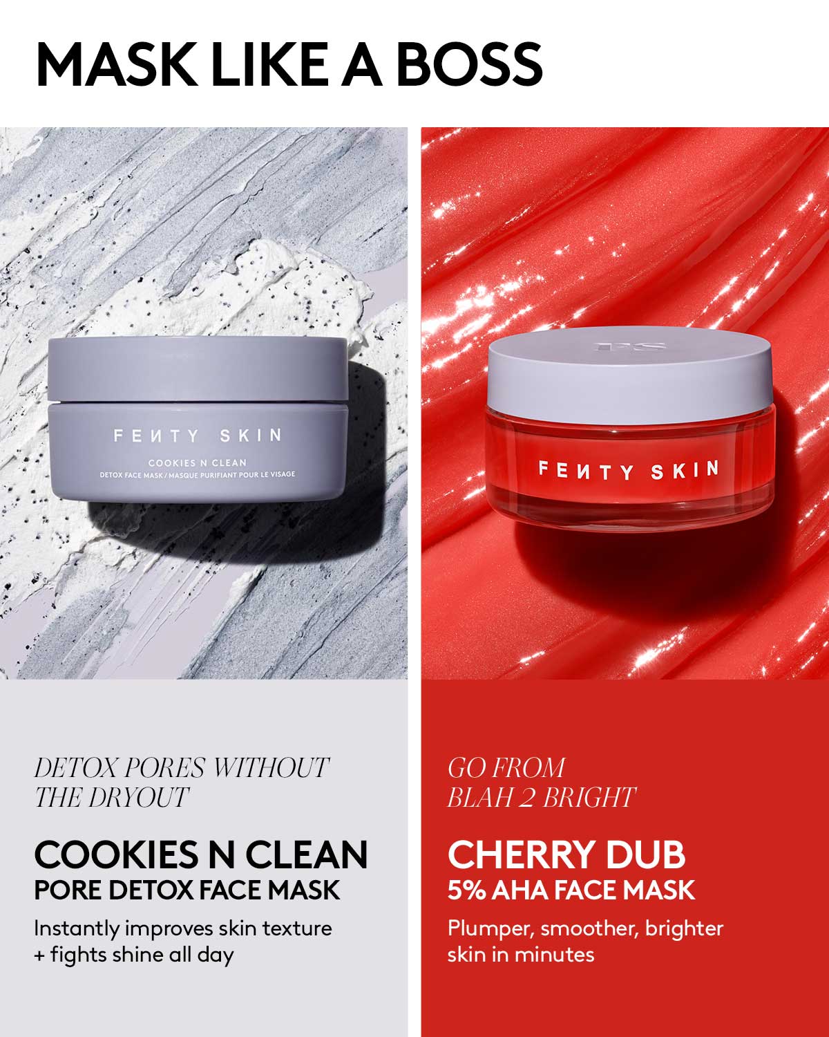 Fenty Beauty Cherry Dub masque visage éclat 5,6 ml