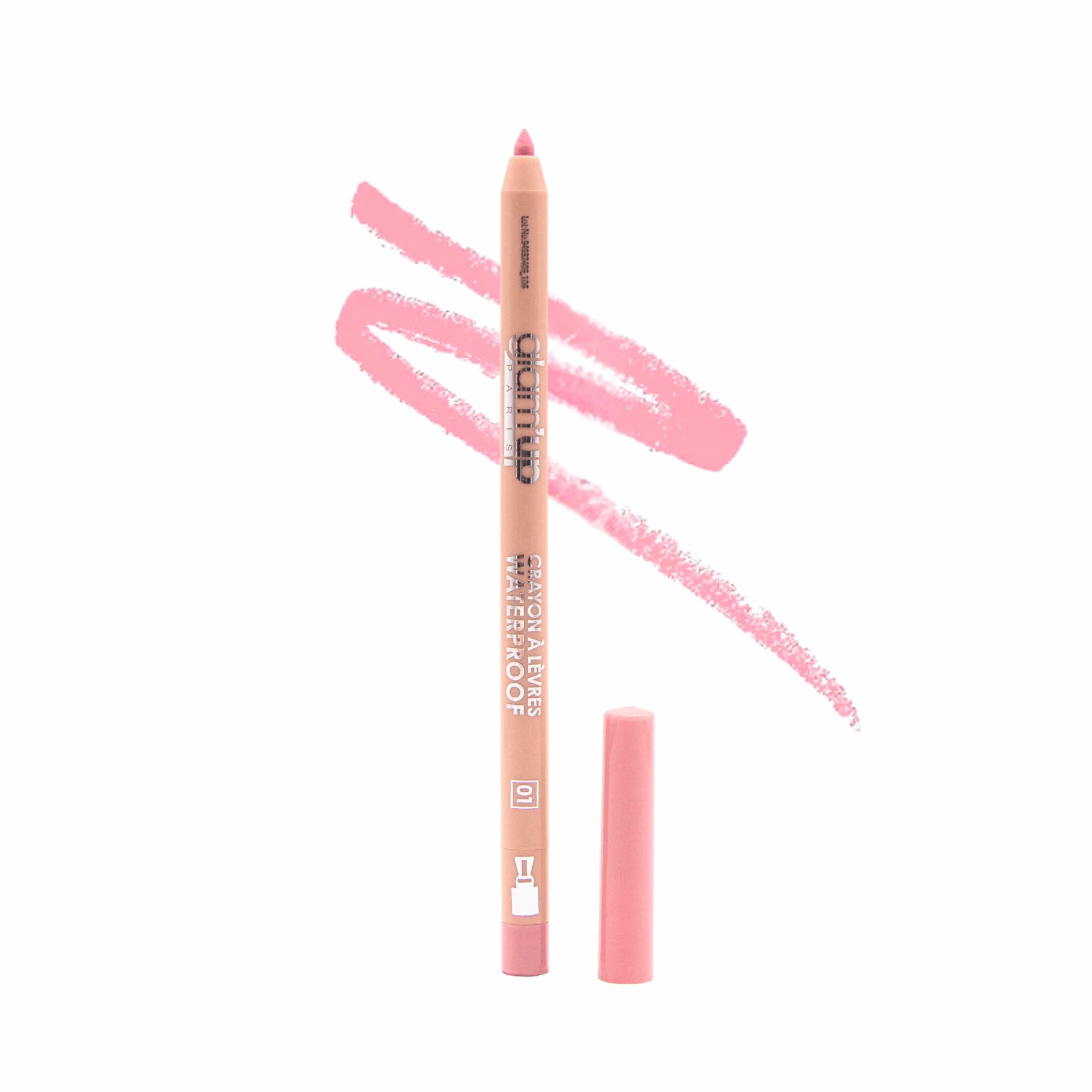 GLAM'UP Les Lèvres Crayon Rétractable Waterproof Tasty N°1