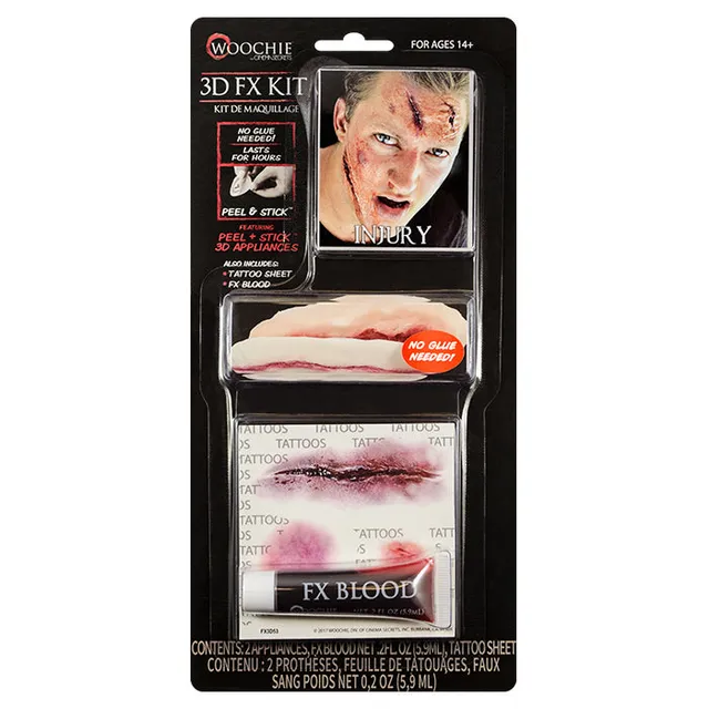 Cinema Secrets Woochie kit effets spéciaux Injury 3D FX