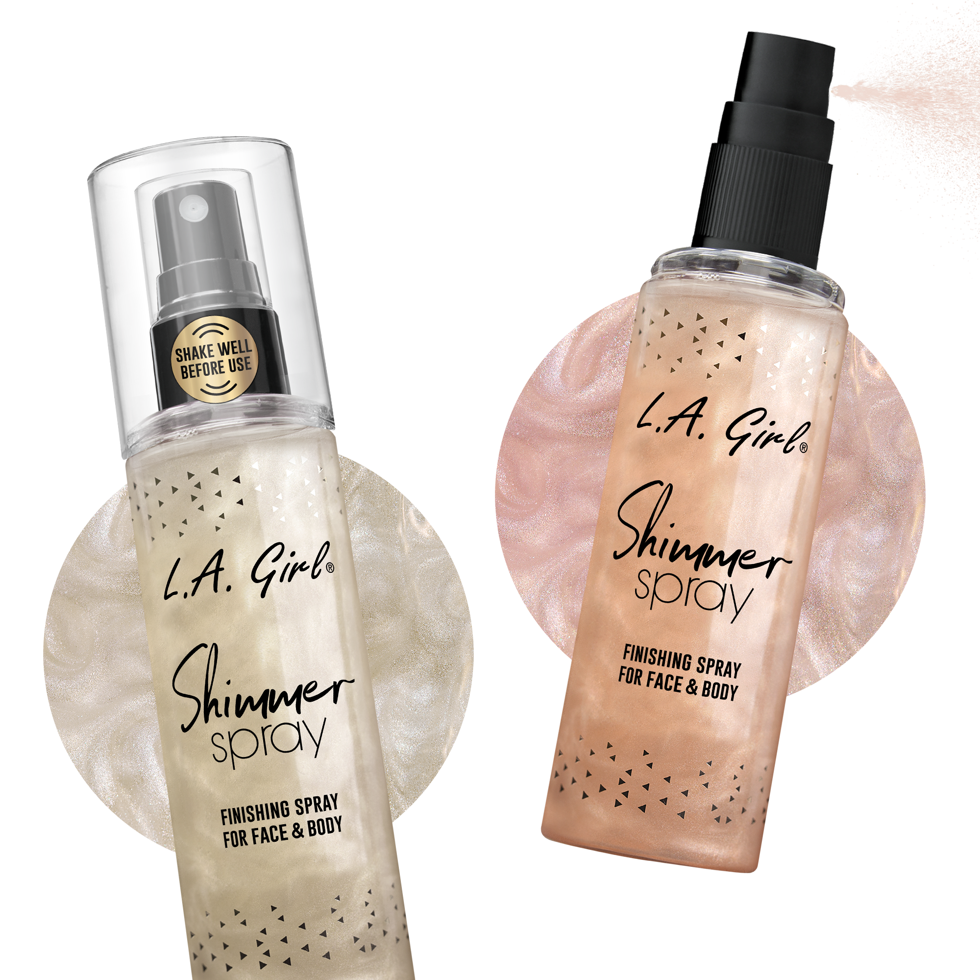 L.A. Girl Prime & Set Shimmer Spray Fixateur Gold GFS918A