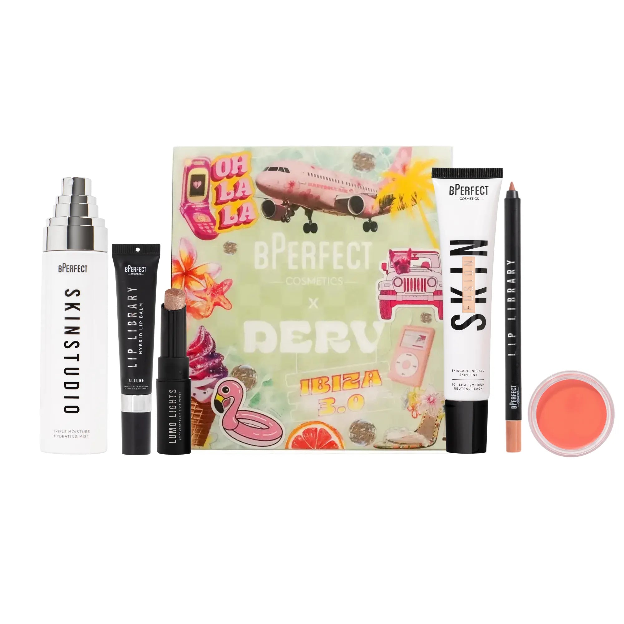 BPerfect x Derv Ibiza 3.0 coffret teint et lèvres