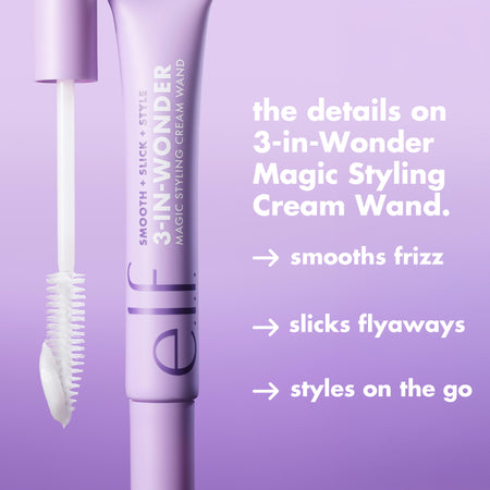 E.L.F. Hair 3-in-Wonder Stick Crème Coiffante Anti-Frisottis