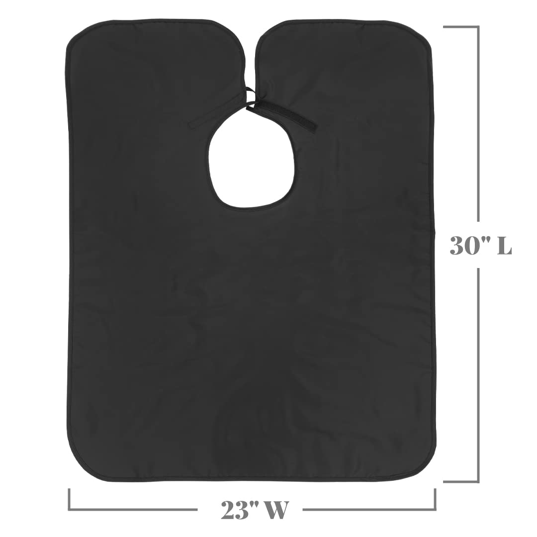 Cinema Secrets Beauty Tools cape maquillage noire 58x76 cm