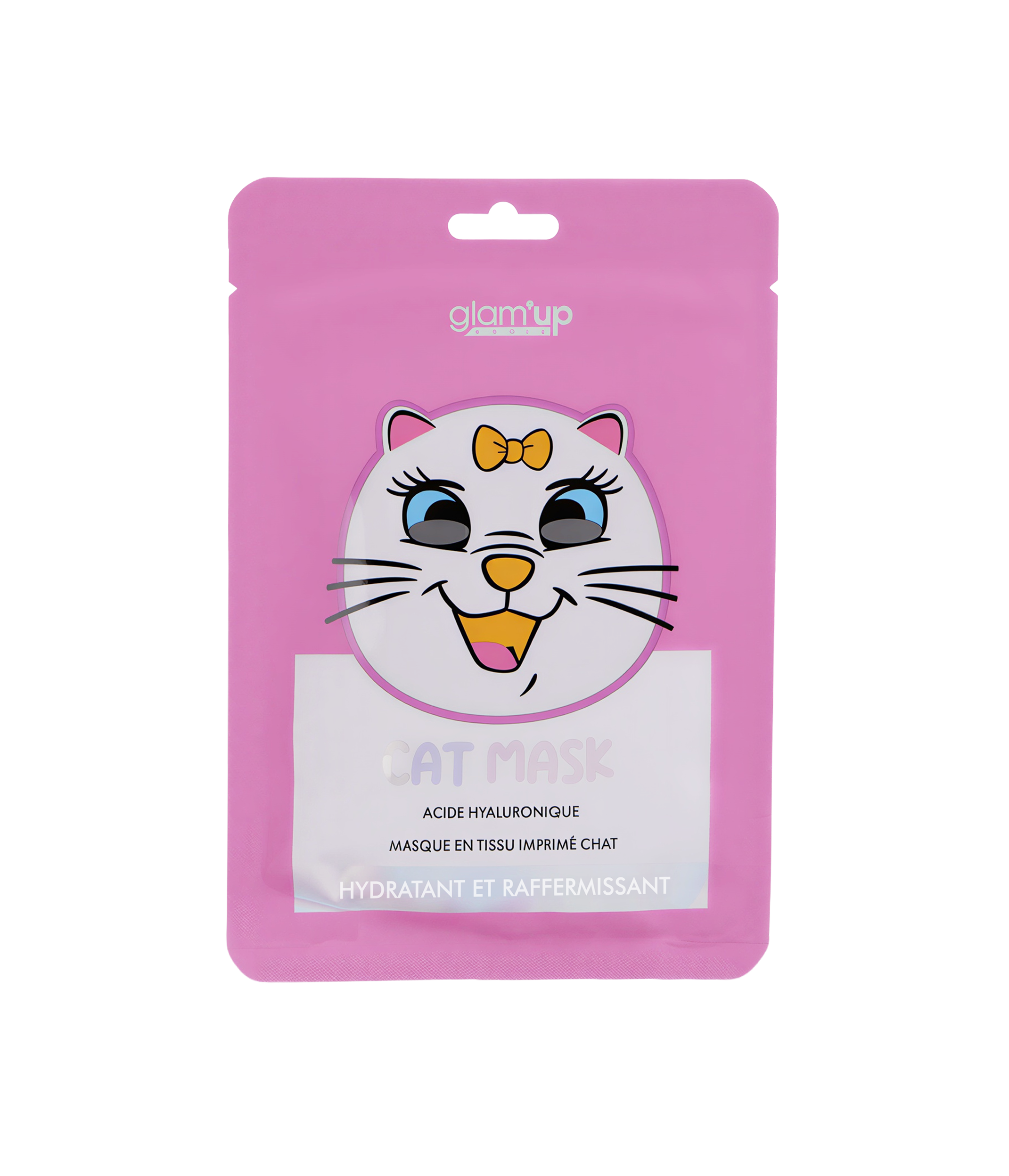 Glam'Up Skincare Masque Tissu Chat Kawaii Hydratant