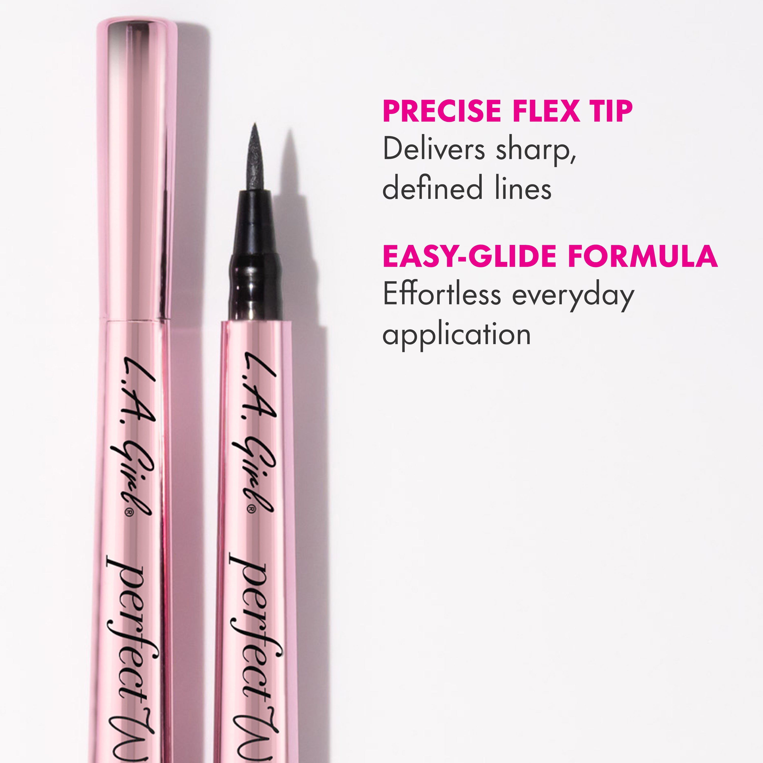 L.A. Girl Perfect Wing GLE700 eyeliner liquide Midnight Black