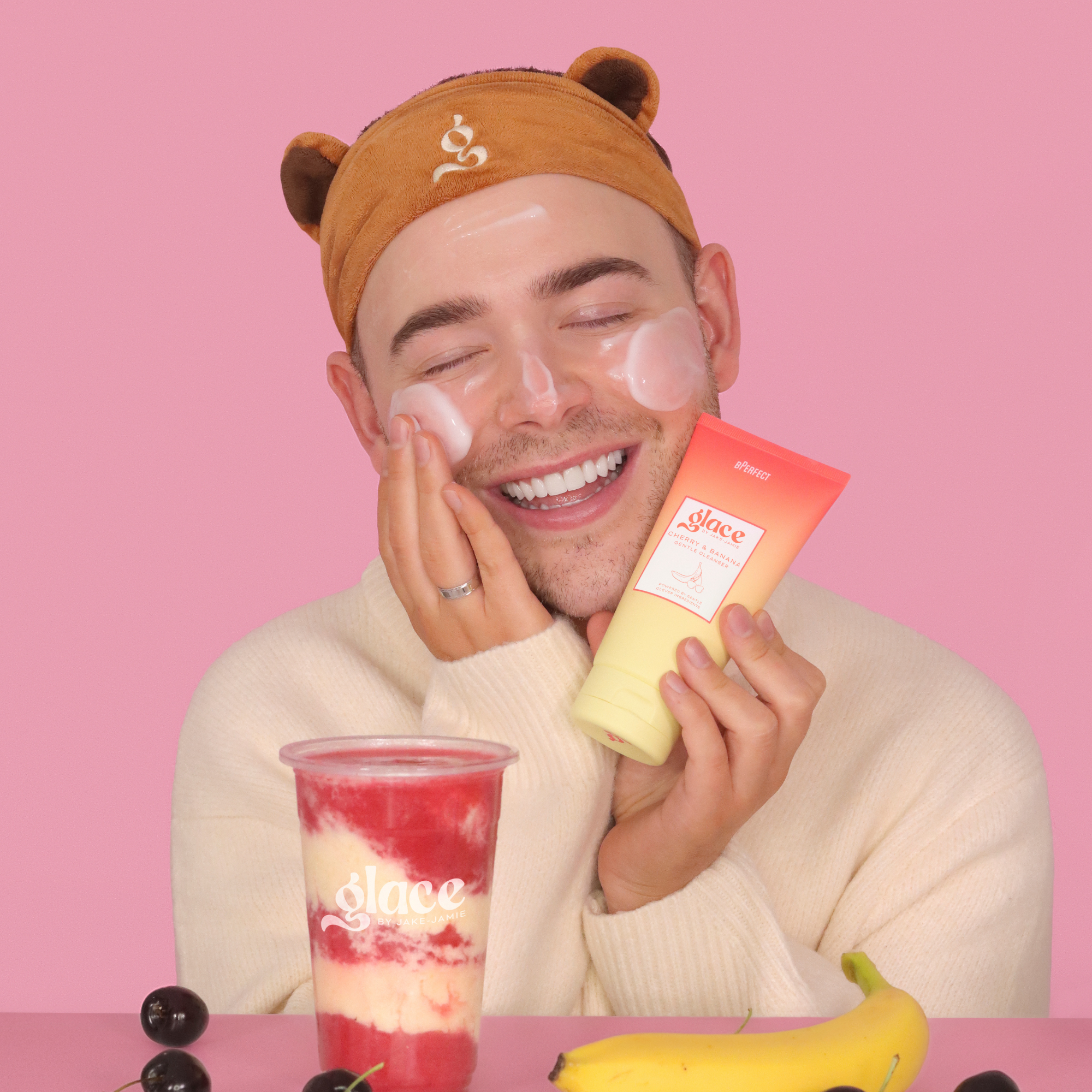 BPerfect Glace Cherry Banana Nettoyant Doux Visage 150 ml