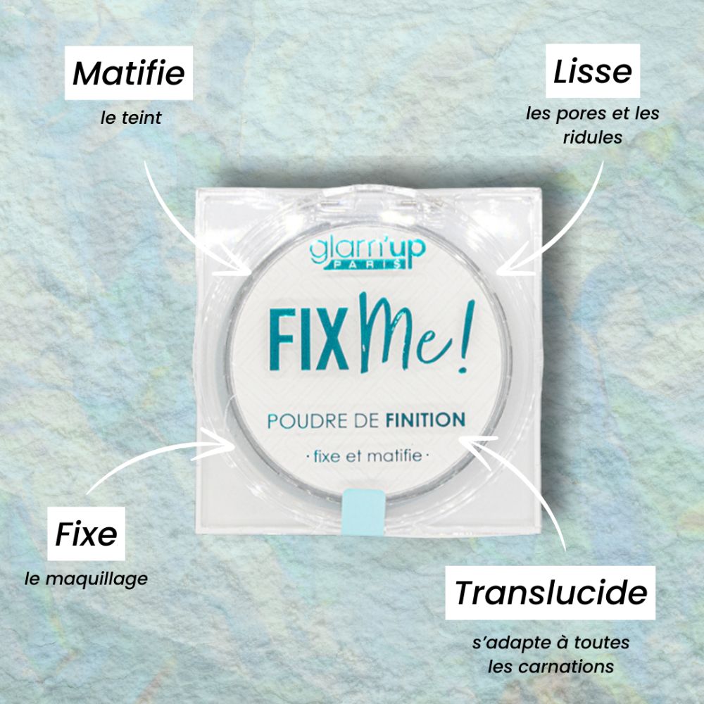 GLAM'UP Le Teint FIX Me poudre fixatrice matifiante compacte