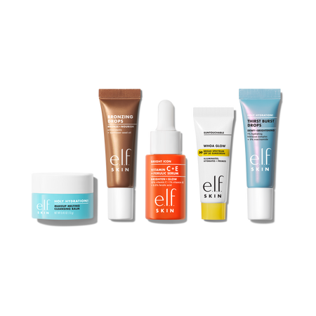 E.L.F. Moisturizers Best & Obsessed Kit Soin 5 Miniatures Éclat