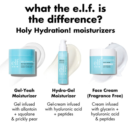 e.l.f. Holy Hydration Gel-Yeah Moisturizer crème gel hydratante