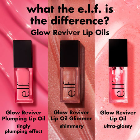 e.l.f. Glow Reviver huile lèvres repulpante menthe effet repulpant