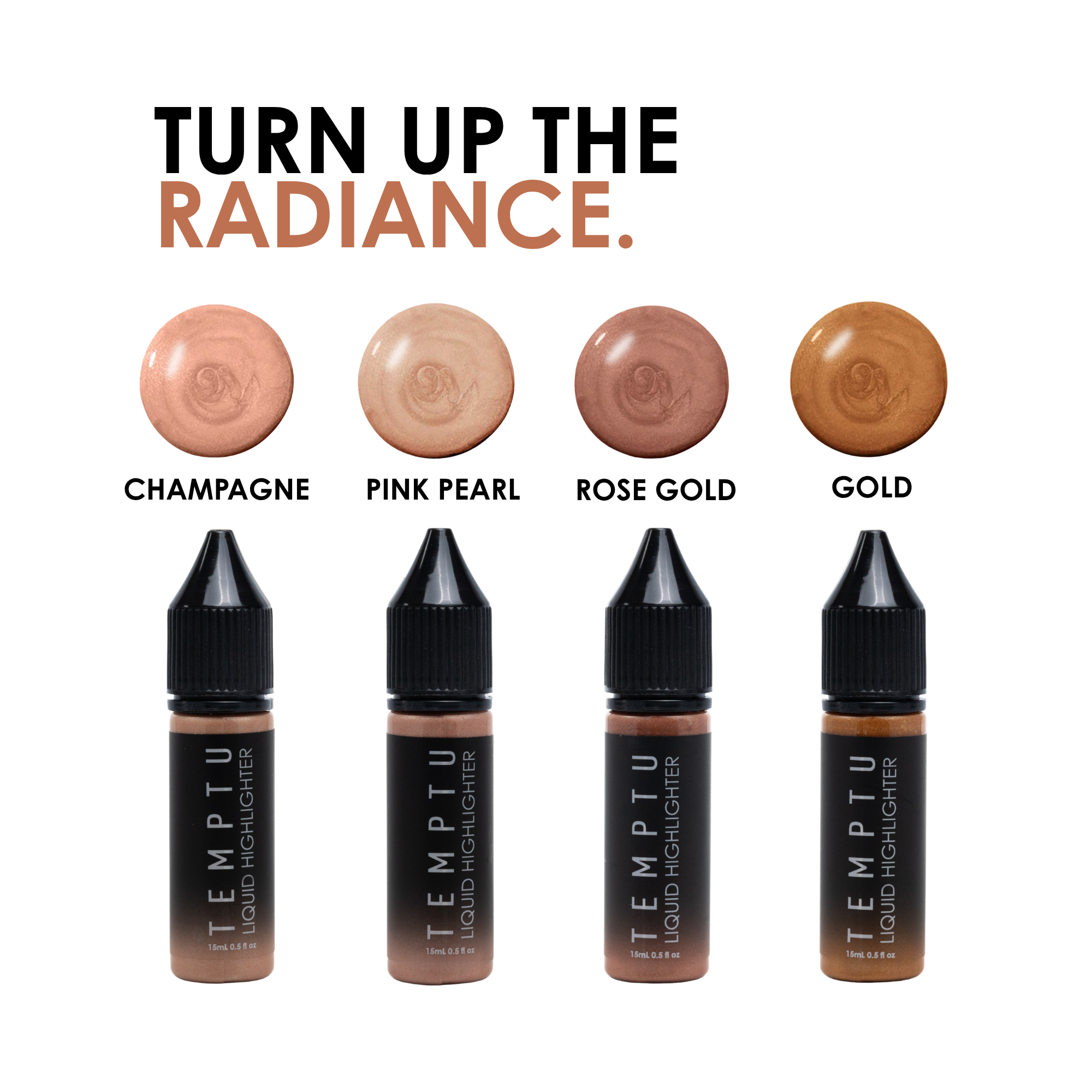 Temptu Airbrush Supplies highlighter liquide Champagne
