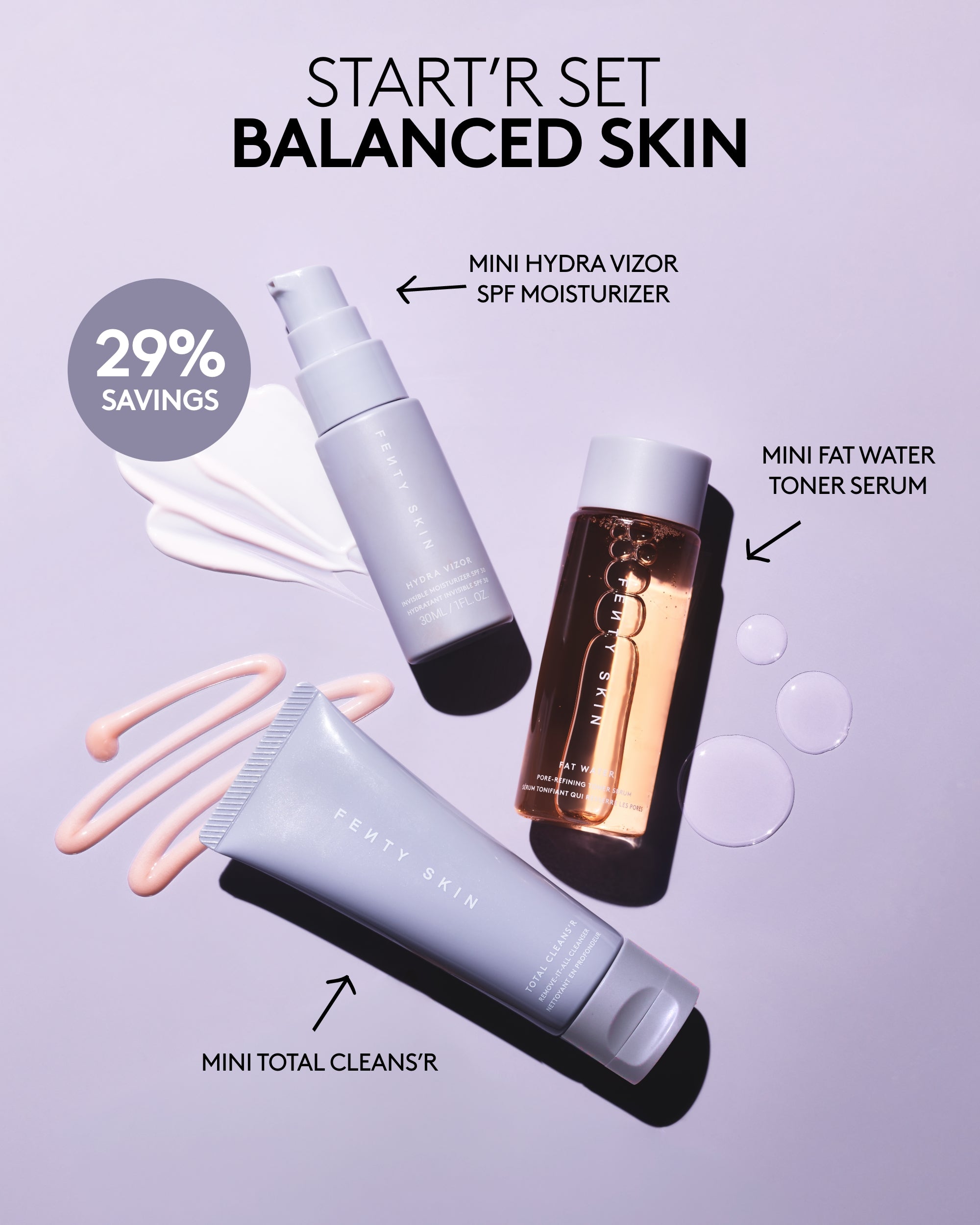 Fenty Skin Sets + Bundles Coffret Soin Peau Équilibrée