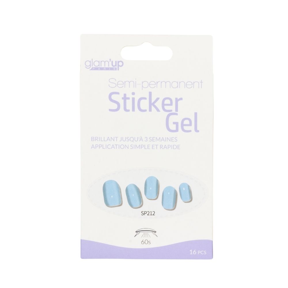 Glam'Up Les Ongles sticker gel semi-permanent Baby Boy 16 pièces