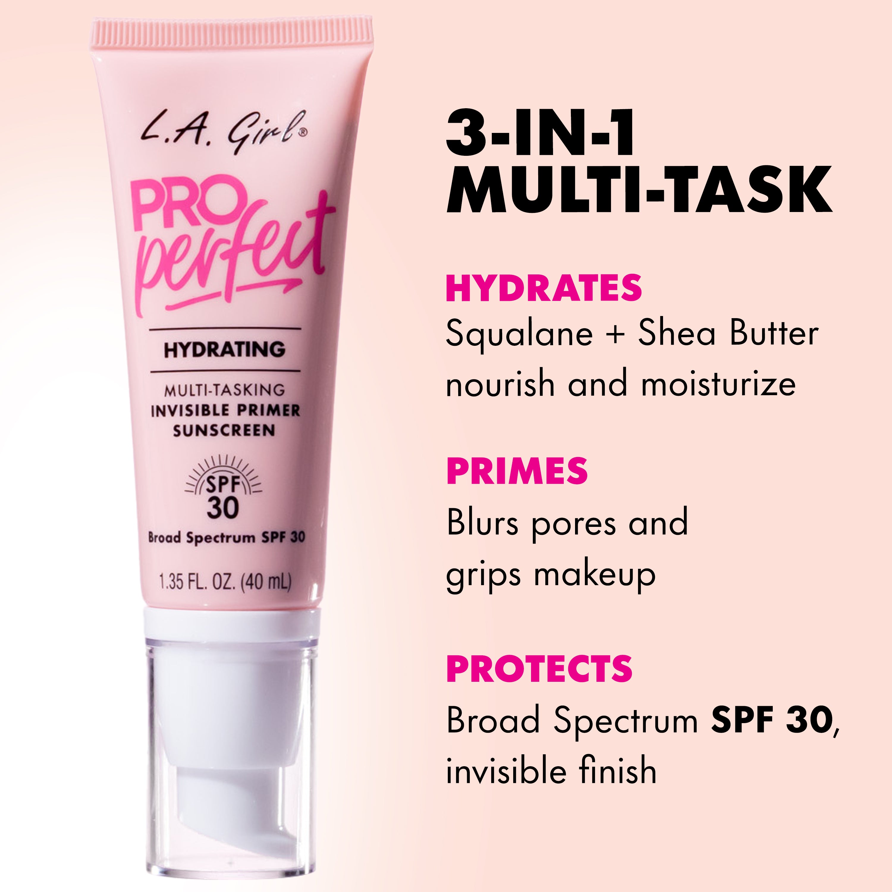 L.A. Girl Prime & Set GFP158 base invisible SPF30
