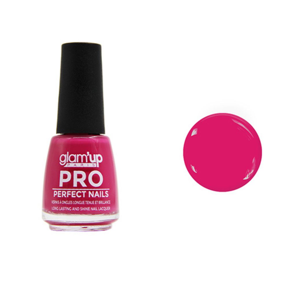 Glam'Up Les Ongles Vernis XL Pro Effet Gel Rose 18 ml