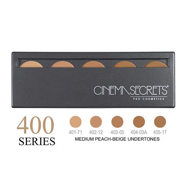 Cinema Secrets Ultimate Foundations palette fond de teint 400 medium pêche