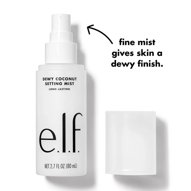 E.L.F. Face Dewy Coconut Setting Mist brume fixatrice coco tenue