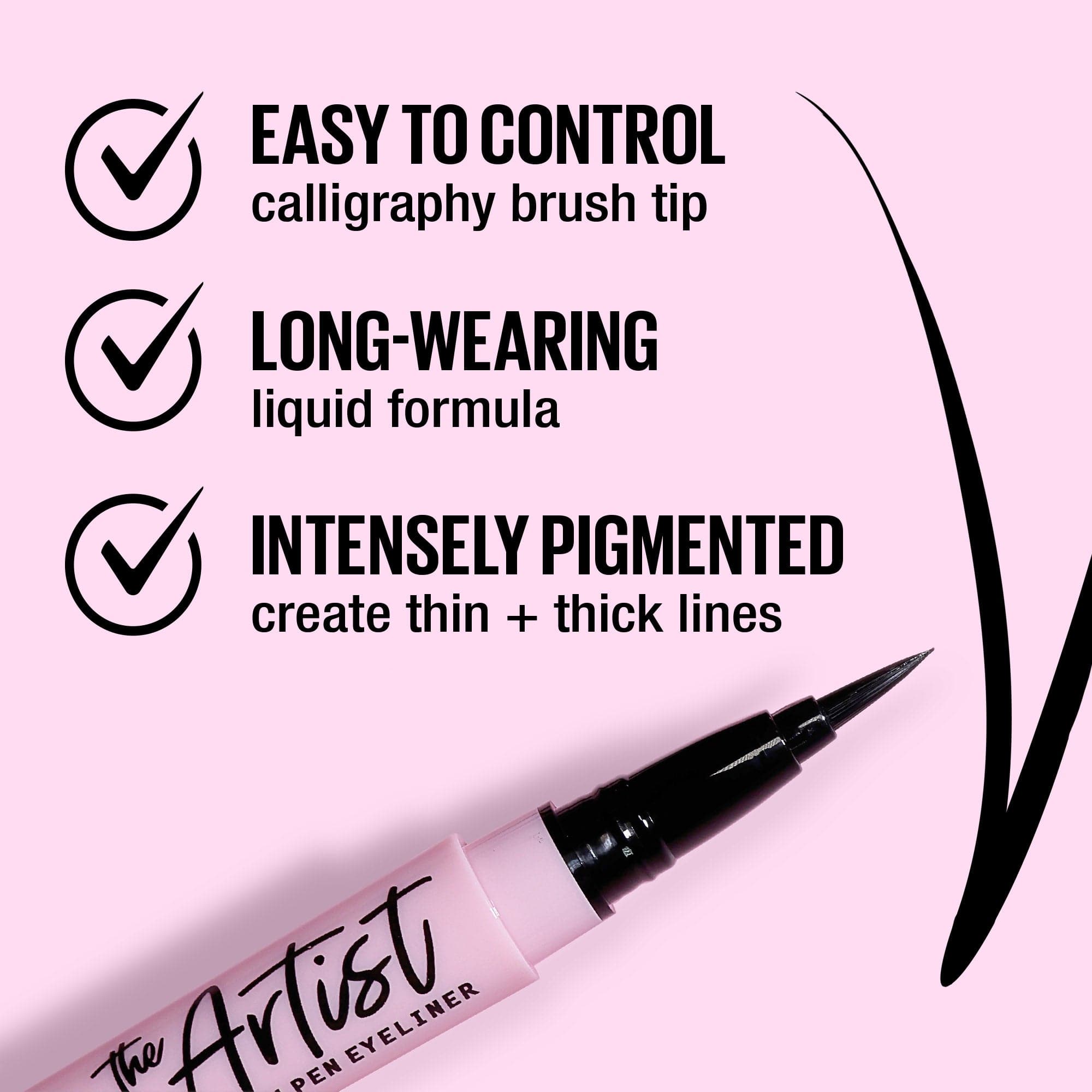 L.A. Girl Eyeliner Feutre Artist Brush GLE739 Brown