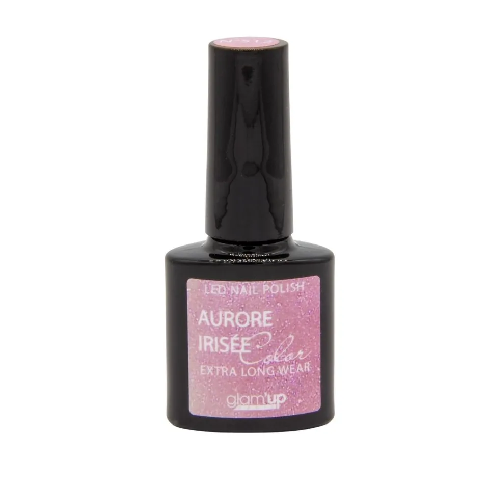 GLAM'UP Les Ongles Vernis Semi-Permanent Aurore Irisée brillant