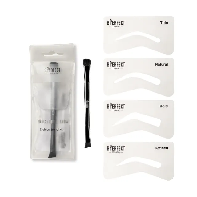 Be Perfect Indestructi'Brow Kit Pochoirs Sourcils 4 Formes 16 g
