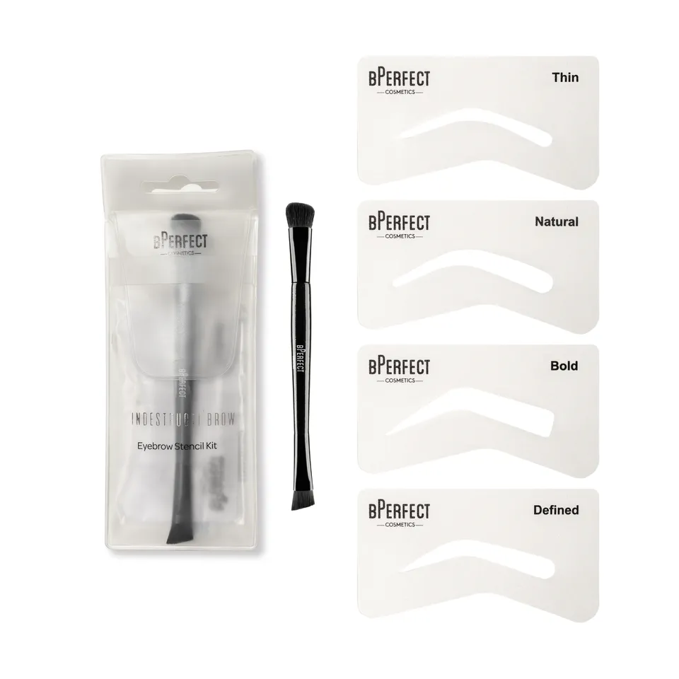Be Perfect Indestructi'Brow Kit Pochoirs Sourcils 4 Formes 16 g