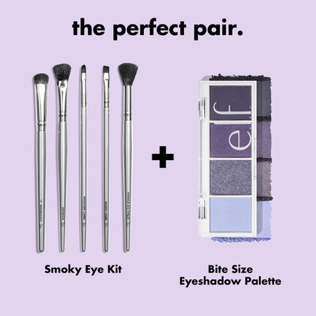 E.L.F Smoky Eye Kit Pinceaux Yeux Smoky 5 Pièces