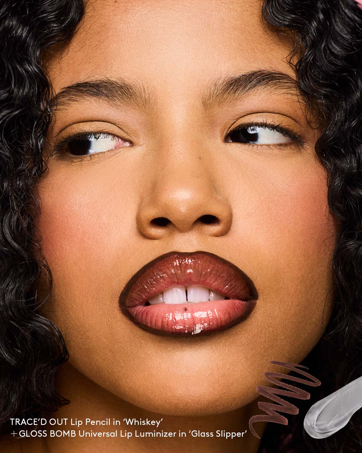 Fenty Beauty Trace'd Out crayon lèvres Whiskey tenue 8h