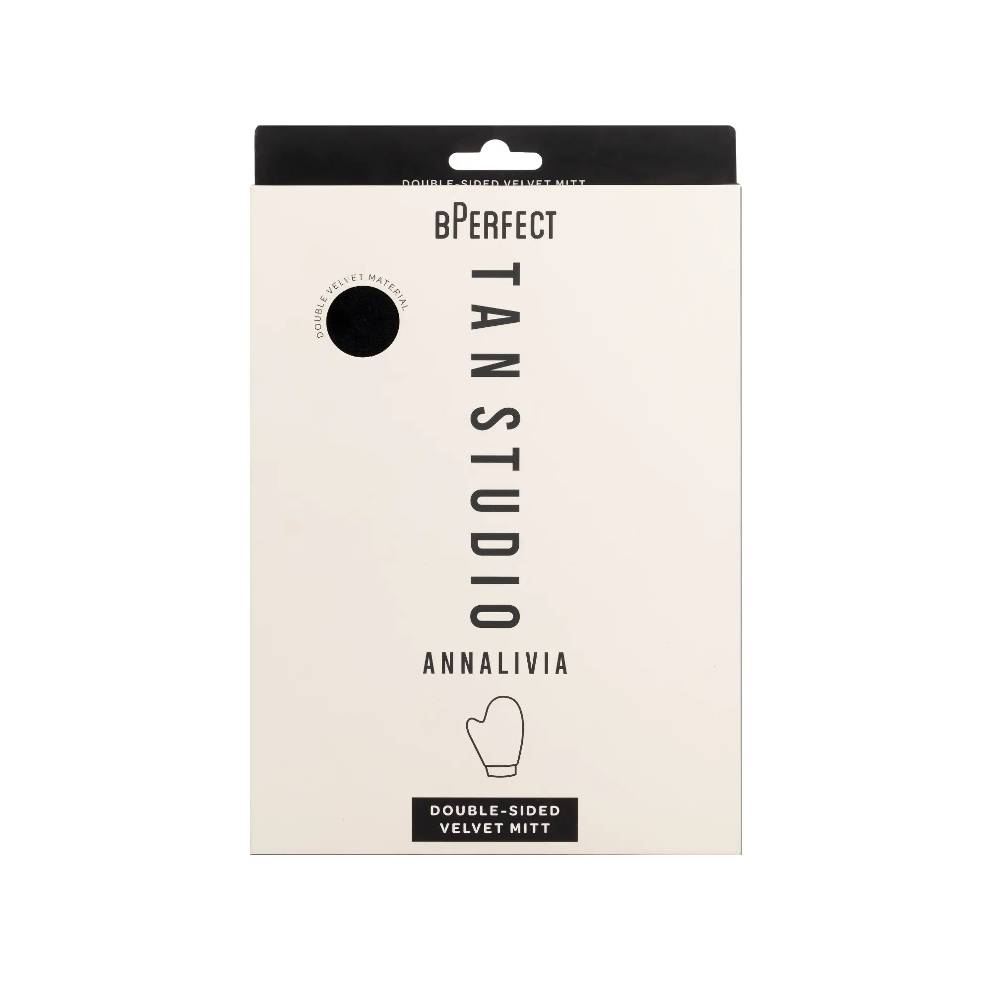 Tan Studio x Annalivia gant autobronzant velours double face