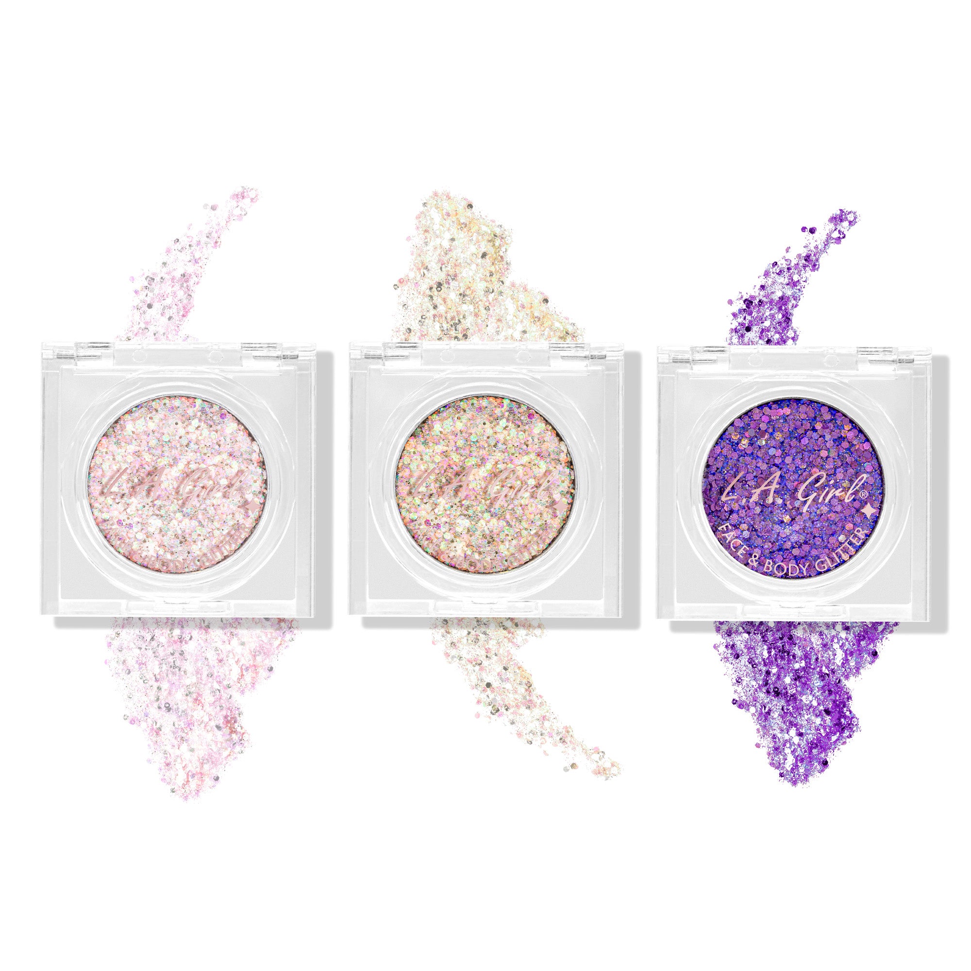L.A. Girl Kit 3 Paillettes Visage Corps Twinkle Glow