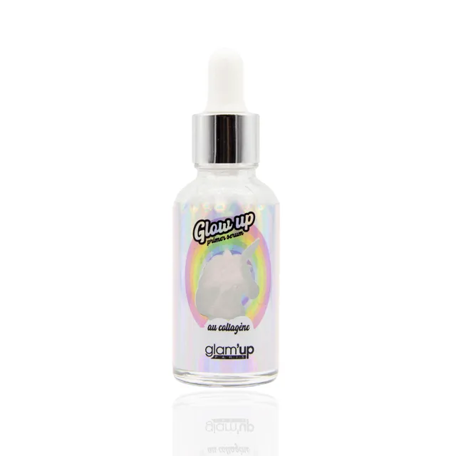Glam'Up Skincare Primer Sérum Glow Up Base Teint Collagène