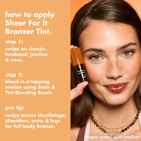 E.L.F Face Sheer For It Bronzer Tint bronzer liquide effet halé