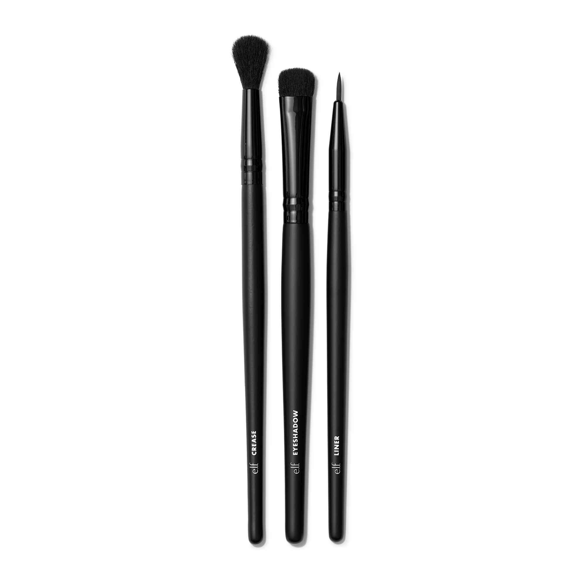 e.l.f. No Budge Eye Set 3 pinceaux yeux application précise