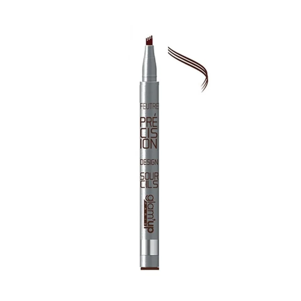 GLAM'UP Le Regard Feutre Sourcils Micro-Précision 3 dents