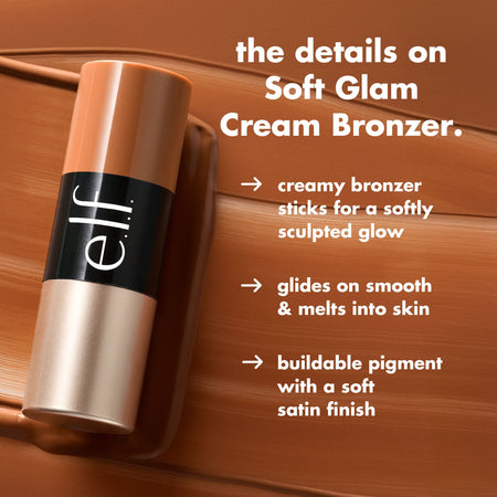 E.L.F Soft Glam Cream Bronzer Stick stick bronzant modulable